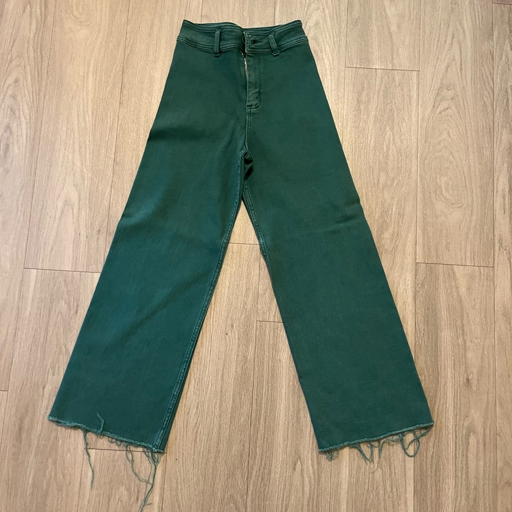 Women's Green Jeans